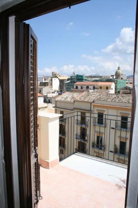 A Terrace In The Heart Of Palermo Lägenhet Exteriör bild
