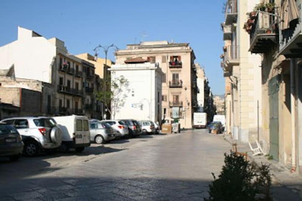 A Terrace In The Heart Of Palermo Lägenhet Exteriör bild